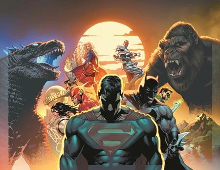 Justice League Vs. Godzilla Vs. Kong #1 (Cover F Christian Duce Godzilla Roar Sound FX Gatefold Variant) 3 Justice League Vs. Godzilla Vs. Kong #1 (Cover F Christian Duce Godzilla Roar Sound FX Gatefold Variant)