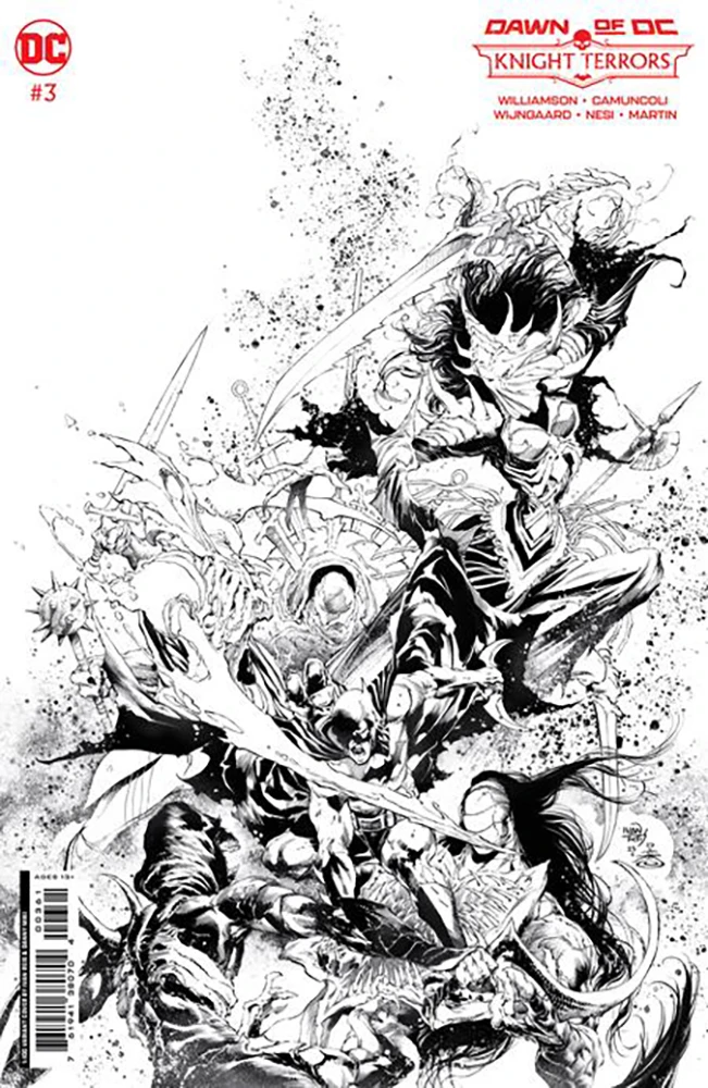Knight Terrors #3 (Cover G Ivan Reis Black & White Card Stock Variant) 3 Knight Terrors #3 (Cover G Ivan Reis Black & White Card Stock Variant)