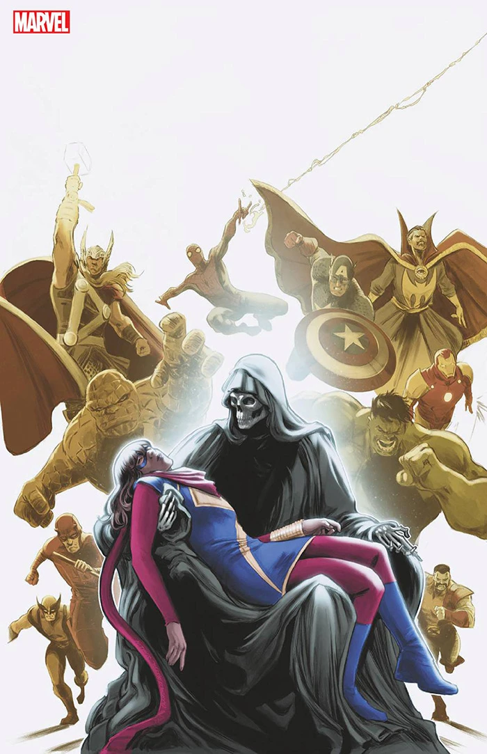 Fallen Friend: The Death Of Ms. Marvel #1 (Carnero Homage Virgin Variant) 3 Fallen Friend: The Death Of Ms. Marvel #1 (Carnero Homage Virgin Variant)